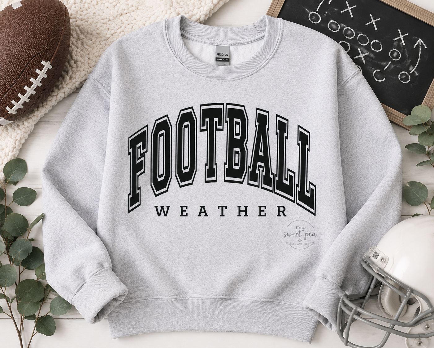 Football Weather Crewneck Sweatshirt